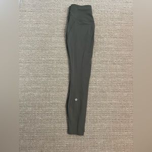 Lululemon Base Pace High-Rise Tight 25” Army Green Size 6